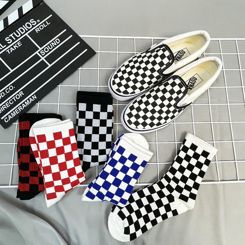 Urban Checkered Socks